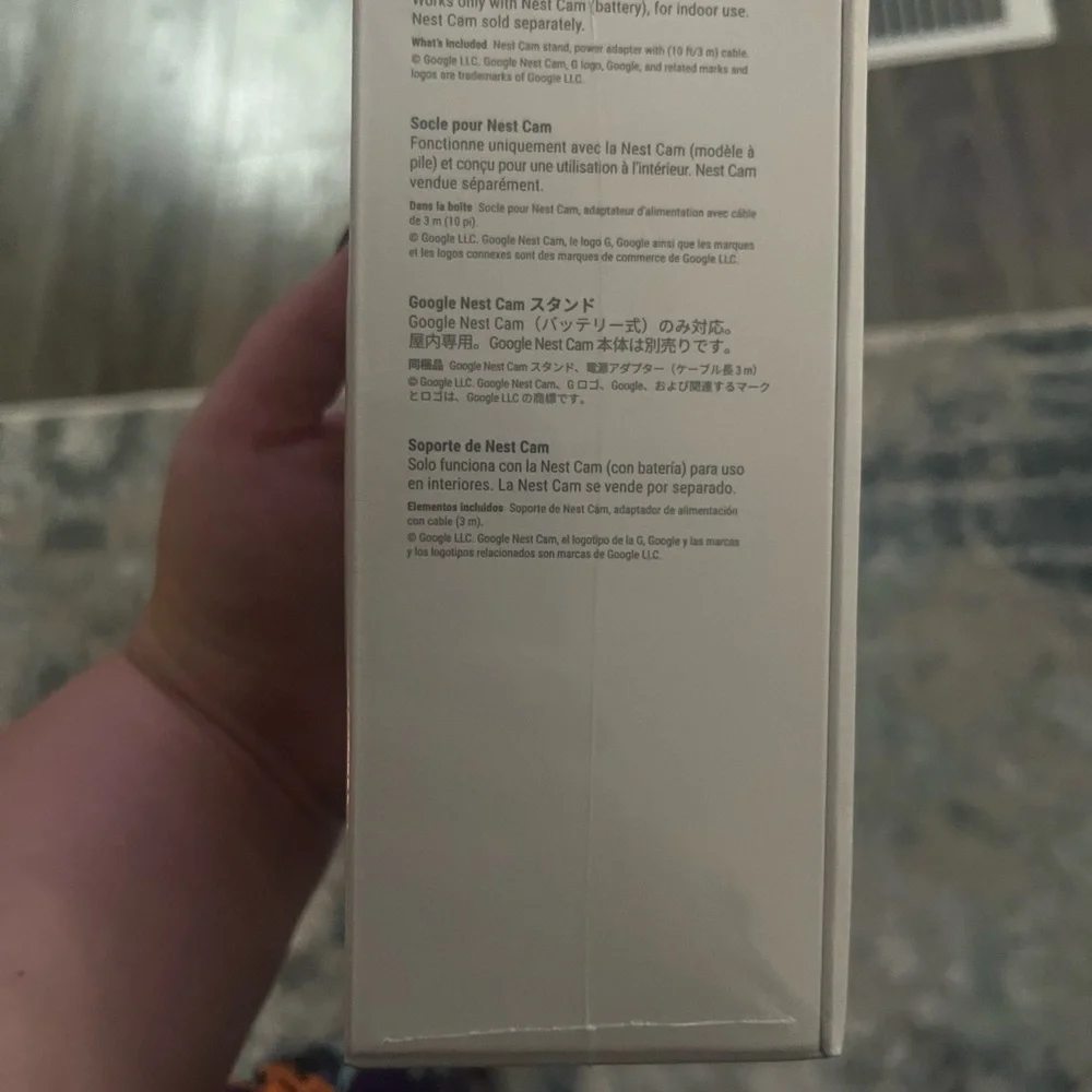 Google Nest Cam Stand in White